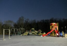 Situational awareness begins with being on the lookout for unusual behavior at locations children hang out like this playground with athletic and climbing equipment.